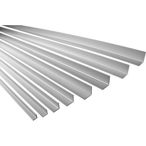 Cornière alu anodisé 2m – Protection des bords – Résistante à la corrosion – Dimensions 25 x 25 x 2 mm – Montage facile - B10-B17