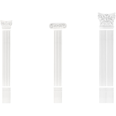 Pilastre 135x20mm Relief mural décor stucco en PU Grand Decor PL253: Chapitre