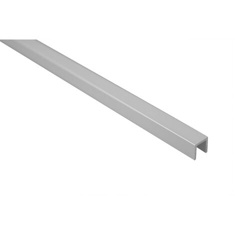 GAH-Alberts GAH Alberts Profilé en U - Aluminium, design chromé, 1000 x