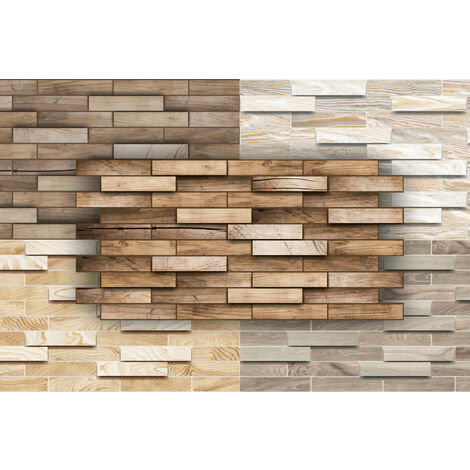 Panneaux muraux en PVC - motifs pierre, bois & image faciles à entretenir - STOCK RESTANT : ALDER