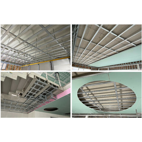 Accessoires de construction à sec CD 60/27mm Suspensions de plafond etc. 10 pièces: Remorque d'ancrage - A18