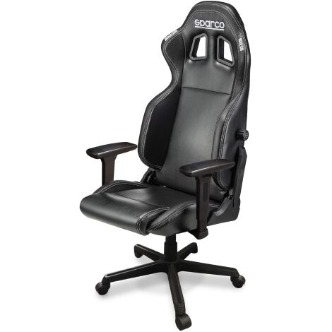 Sparco Icon Sedia da Ufficio Gaming Nero con alzata Regolabile