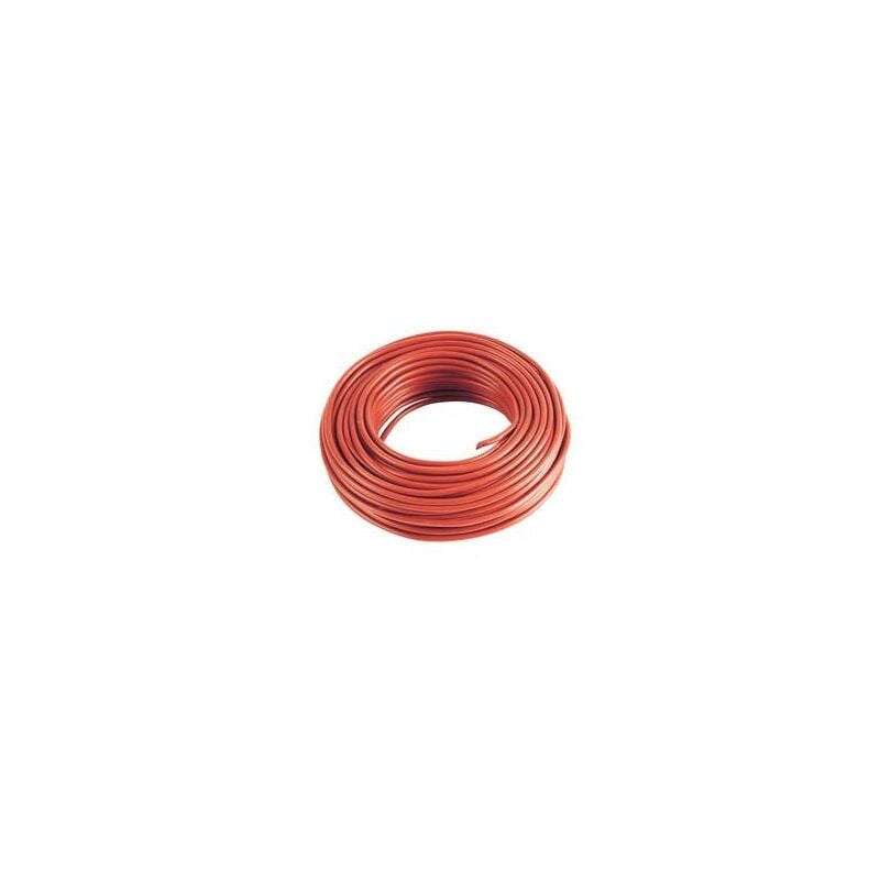 Cable Souple 6mm² Rouge H07V-K à la découpe : 5 mètres