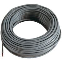5 m Cable noir 10mm2 pour cablage des systèmes énergétiques
