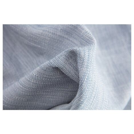 Rideau Jacquard 140 x 240 cm à Oeillets Bleu Marine
