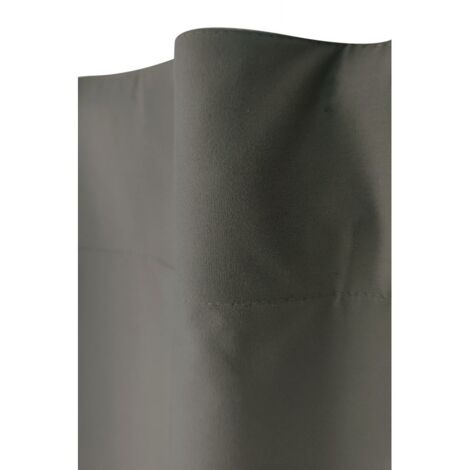 Rideau Occultant Grande Hauteur 135 x 280 cm à Gallons Fronceurs Gris Anthracite