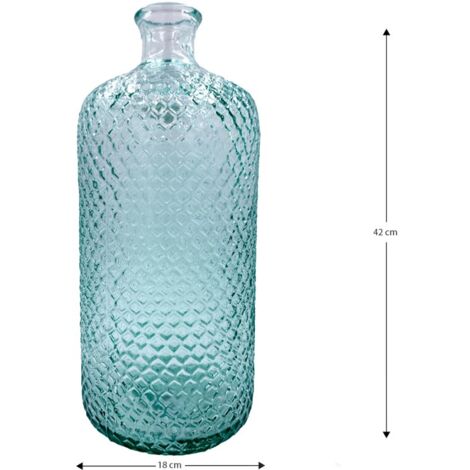 Dame Jeanne bonbonne en verre recyclé Transparent D33cm