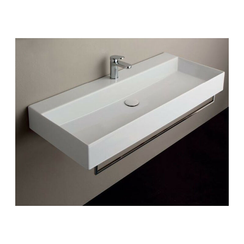 Portasciugamani cromato Elegance 102 in ottone di Ceramica