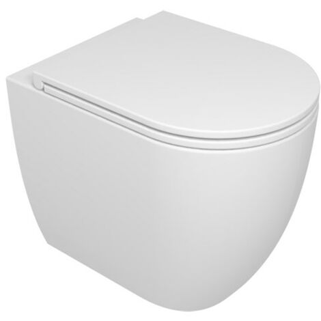 Water Like filomuro traslato senza brida cm. 55x36 bianco lucido (1/2)
