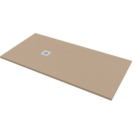 Piatto doccia 80x180 h.2,8 in marmo resina effetto pietra sabbia