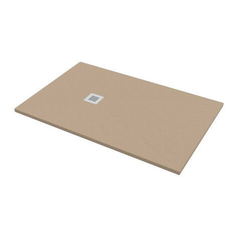 Receveur De Douche Bagno Super 70x110 Cm Blanc Effet Ardoise - Marbre Résine Et Gelcoat