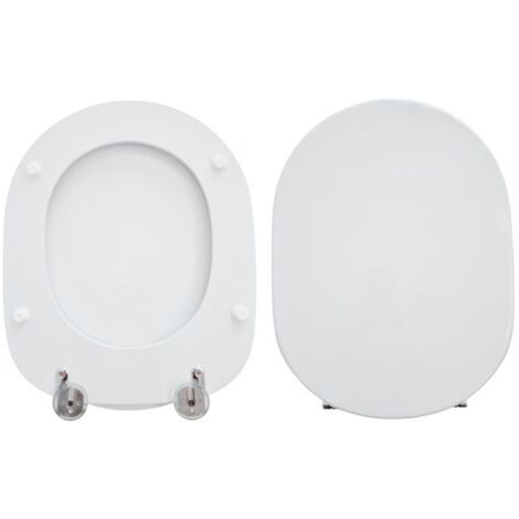 Copriwater Galassia M2 per wc 50 compatibile in poliestere bianco (1/5)