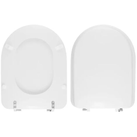 Copriwater Hidra Onda compatibile in poliestere bianco (1/5)