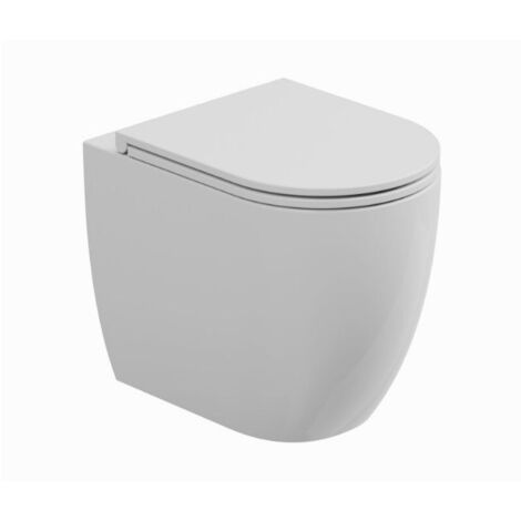 Water/bidet Like filomuro senza brida traslato cm. 55x36 bianco