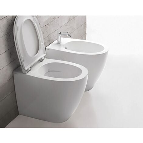Water 4all filomuro scarico traslato senza brida (rimless) cm.