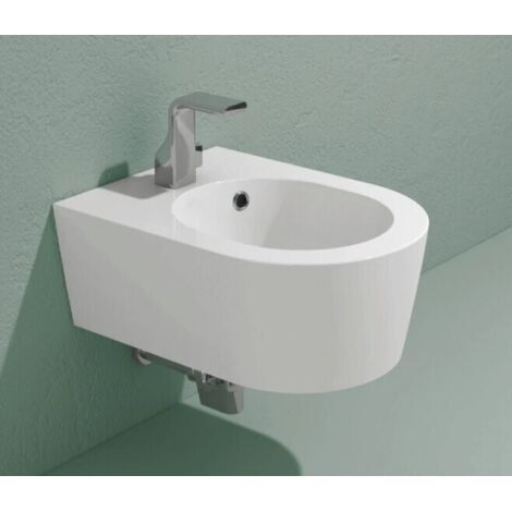 FLAMINIA - MINI LINK BIDET SOSPESO MONOFORO CON TROPPOPIENO BIANCO 5065 (1/4)