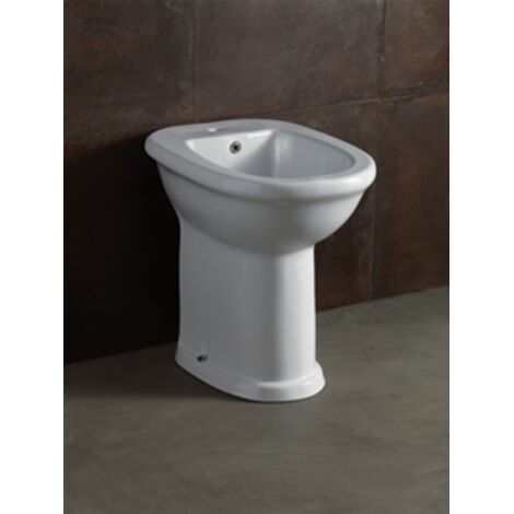 Bidet Confort a terra rialzato cm. 51x37,5xh49 bianco lucido di