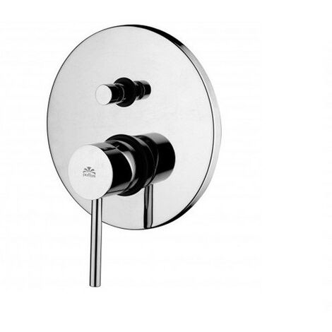 Miscelatore incasso doccia Stick con deviatore in ottone cromo di (1/10)