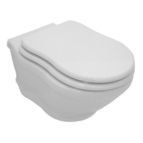 Water Time sospeso cm. 54x35 bianco lucido di Ceramica GSG