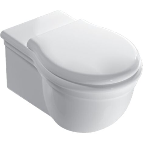 Water Paestum sospeso cm. 57x38 bianco lucido di Ceramica Globo