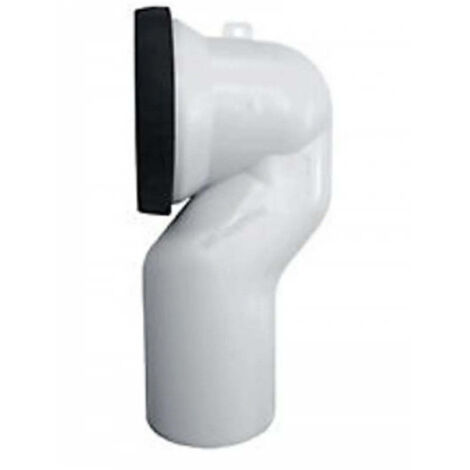 Curva tecnica regolabile da cm 16 a 22 per wc di Ceramica Azzurra