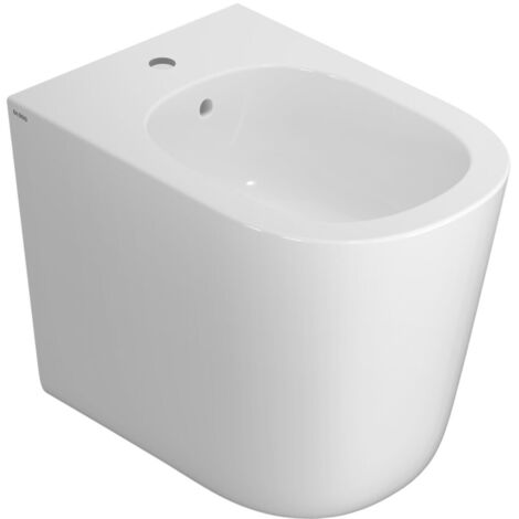 Bidet a terra in ceramica 54x36 cm Globo Lalita LT009BI Bianco - Ceramica
