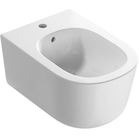 Bidet sospeso in ceramica 54x36 cm Globo Lalita LTS09BI Bianco - Ceramica (1/4)