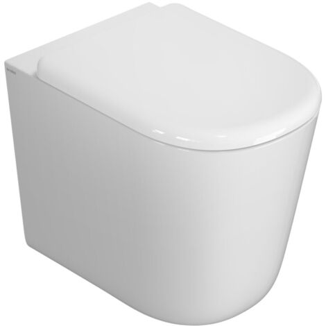Vaso a terra CLEANSTORM® in ceramica 54x36 cm Globo Lalita LT001BI Bianco - Ceramica - Standard