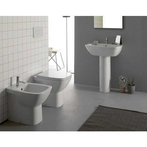 Sanitari Daily filomuro cm. 53x37 con sedile softclose di