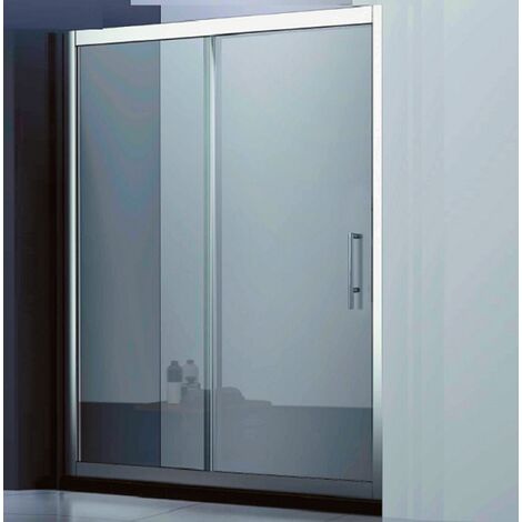 Porta doccia scorrevole Roma cm 100+ lato fisso cm70 trasparente (1/3)