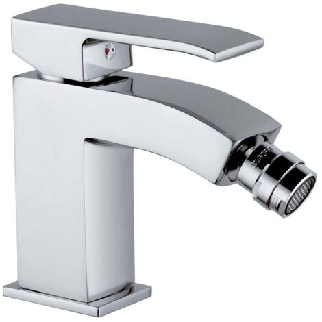 Miscelatore bidet Level senza scarico in ottone cromo di Paffoni