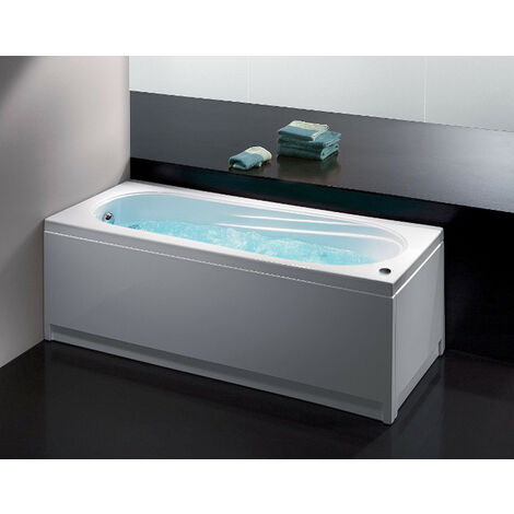 Vasca idromassaggio Astor 160x70 rettangolare bianca di Glass