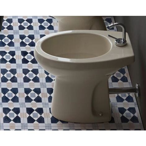 Bidet Donatello New a terra distanziati cm. 52x37 champagne