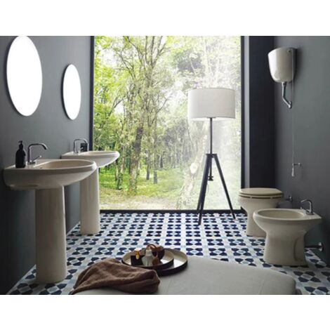 Bidet Donatello New a terra distanziati cm. 52x37 champagne