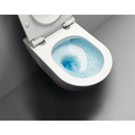 Water Pura filomuro senza brida cm. 50x36 bianco lucido di