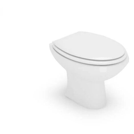Water Donatello New scarico terra cm. 48x38 bianco lucido
