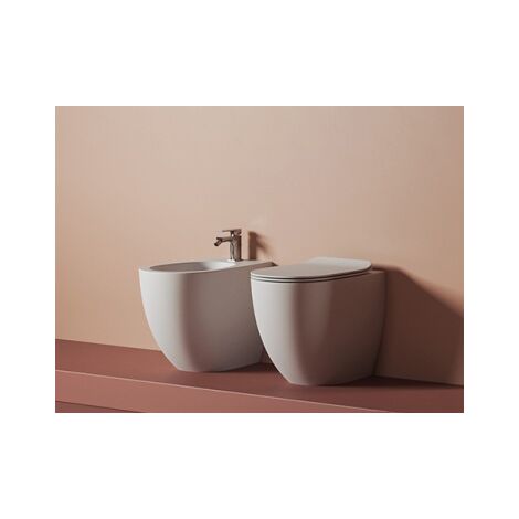Sanitari File 2.0 filomuro scarico traslato senza brida cm. 53x37