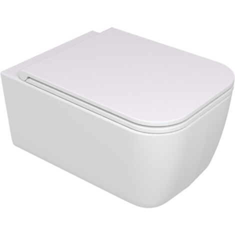 doporro WC Sospeso Sanitari Sospesi Filomuro in Ceramica Bianco con
