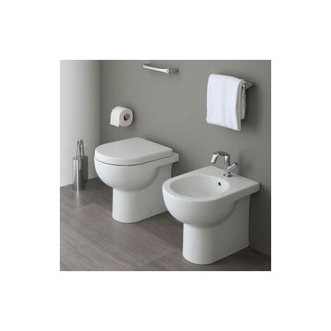 Sanitari Quick filomuro scarico traslato senza brida cm. 51x36 (1/2)