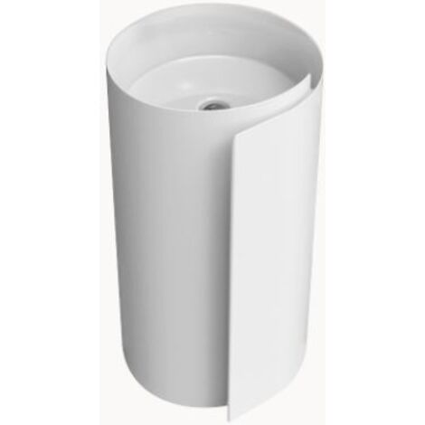Lavabo Monoroll a parete 44 in ceramica bianco lucido di Ceramica (1/3)