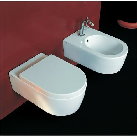 Sanitari Link sospesi cm. 56x36 con sedile avvolgente softclose (1/2)