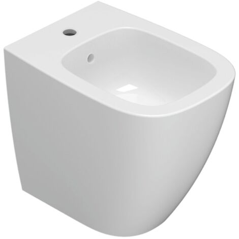 Bidet Genesis filomuro scarico traslato cm. 50x36 bianco di