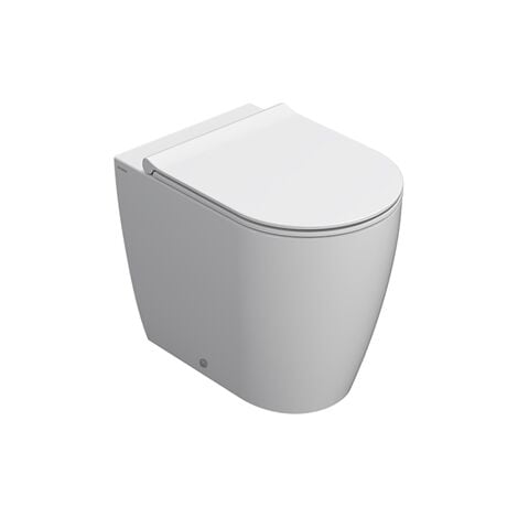 Water Mode filomuro senza brida (rimless) scarico traslato cm.