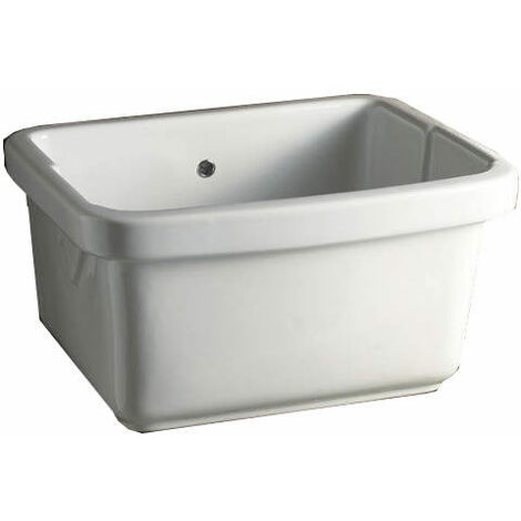 Lavatoio da esterno 60,5x51 in ceramica Pilozzo Laundry per