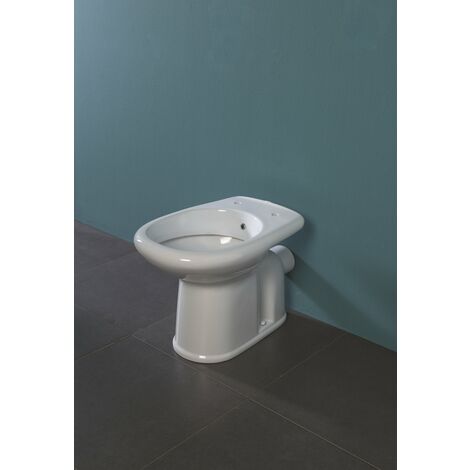 Water/bidet Confort scarico parete cm. 52x36,5 bianco lucido di