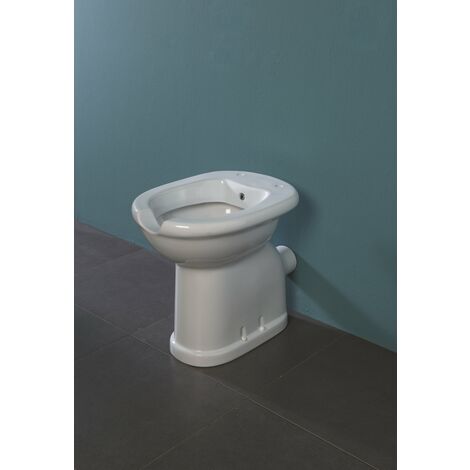 Water/bidet Confort rialzato scarico parete apertura frontale cm.