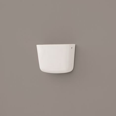 Cassetta di scarico alta Ten in ceramica bianca di Art Ceram