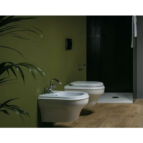 Sanitari Charme sospesi cm. 52x40 con sedile softclose di (1/4)
