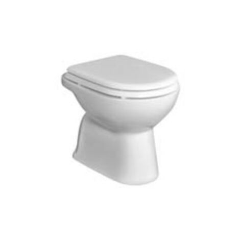 Water Diana distanziato da muro cm. 52x37 scarico terra bianco