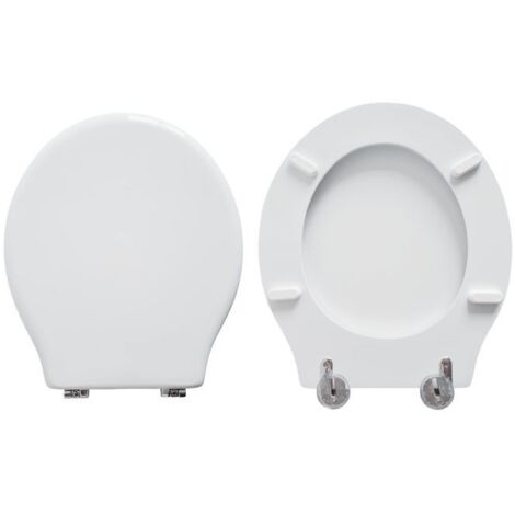 Copriwater Globo Paestum compatibile in poliestere bianco